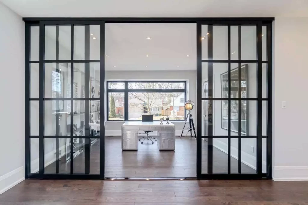 3: Glass Entryways for Home Office Doors for Abundant Natural Light
