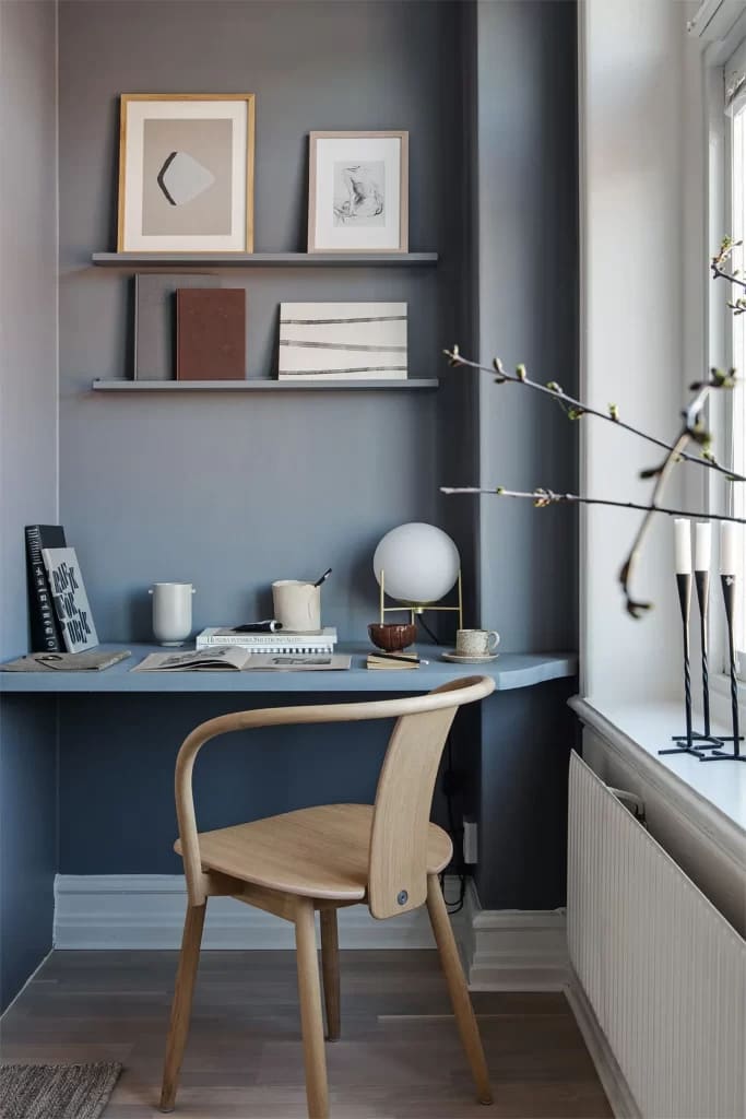 3: Tranquil Blue: Your Ultimate Home Office Power Hue