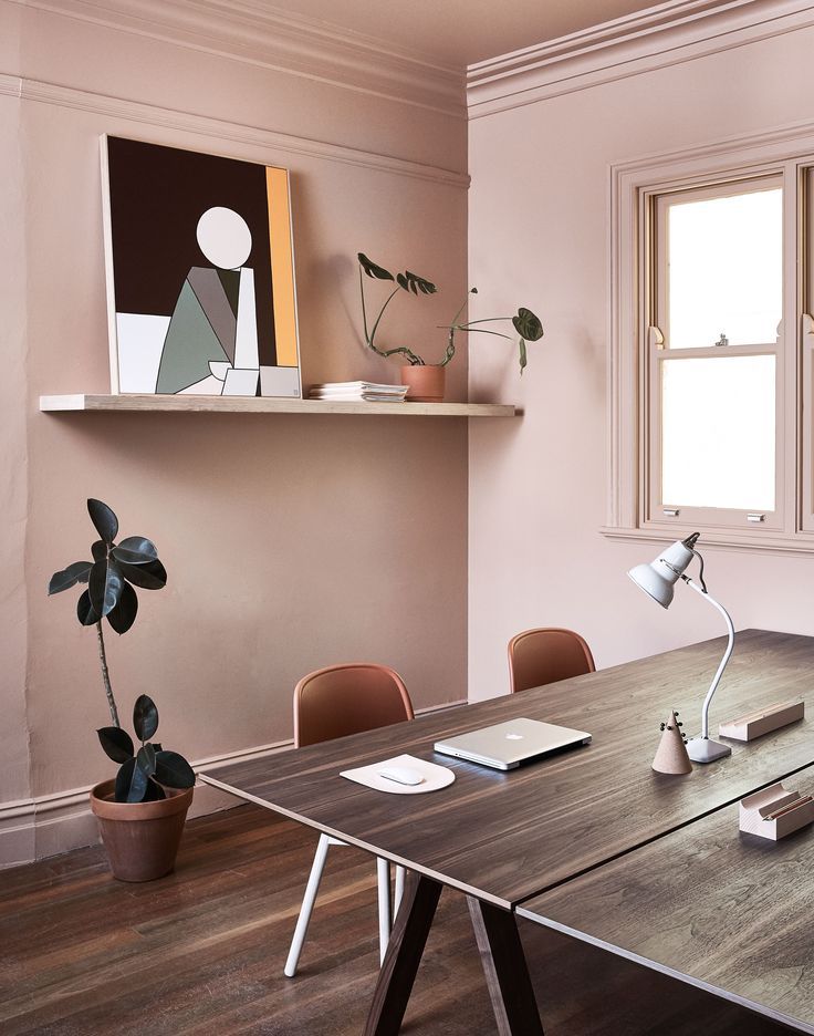15: Work in Style: Why Dusty Rose is the Ultimate Home Office Paint Choice?