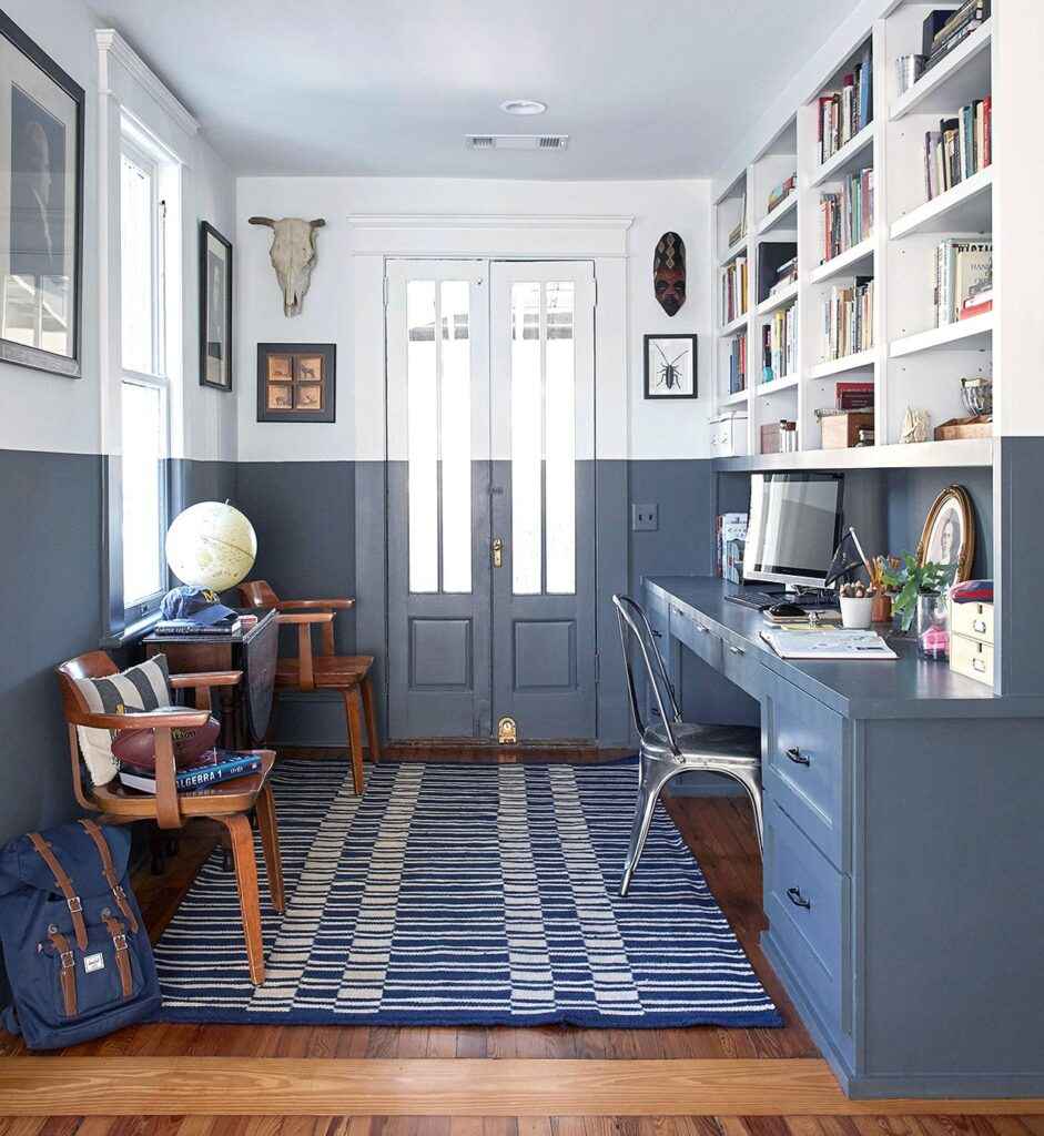 Two-Tone Home Office
