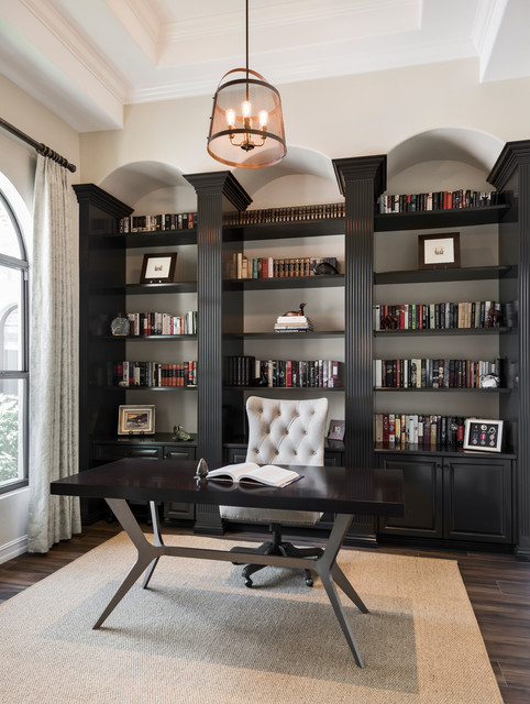 Home Office Shelving Ideas: Arches and Pillars