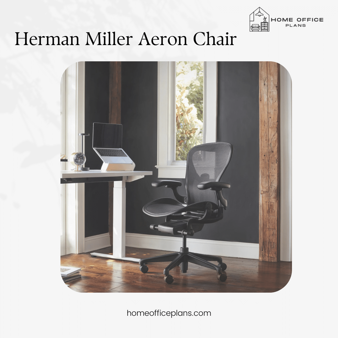 Herman Miller Aeron Chair isolated on a light background