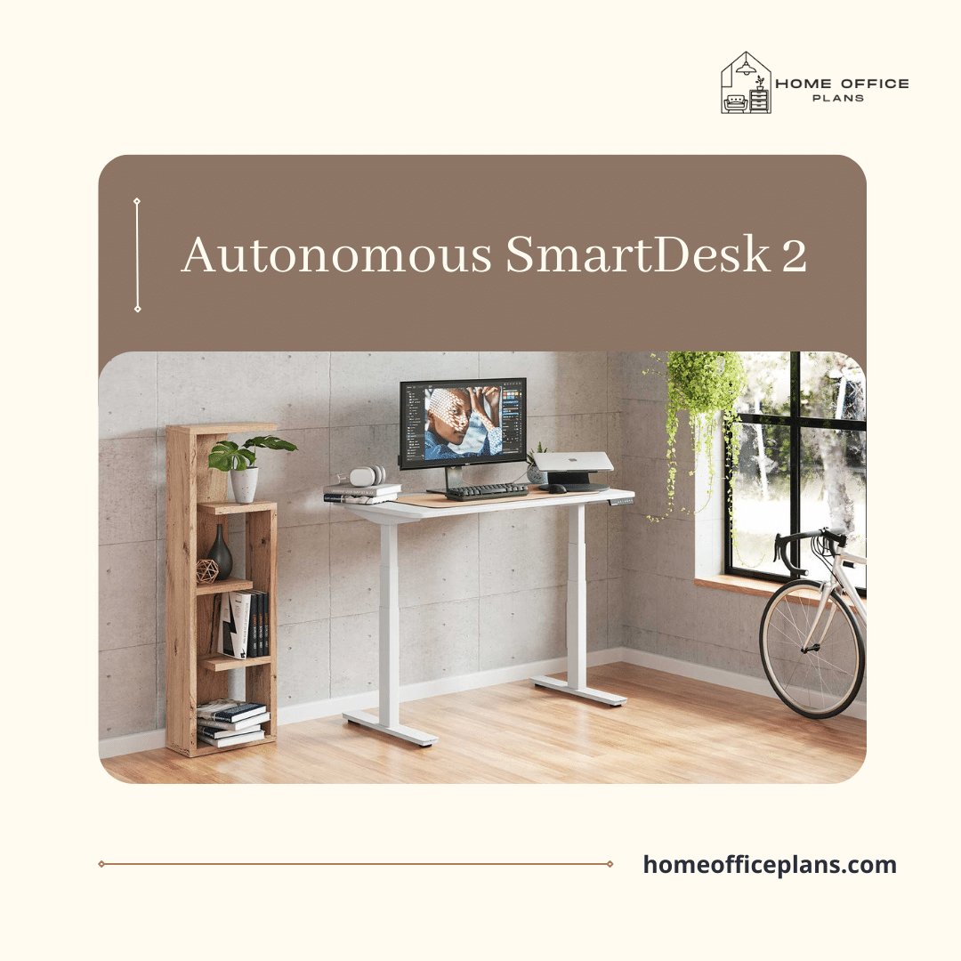 Autonomous SmartDesk in a home office setup