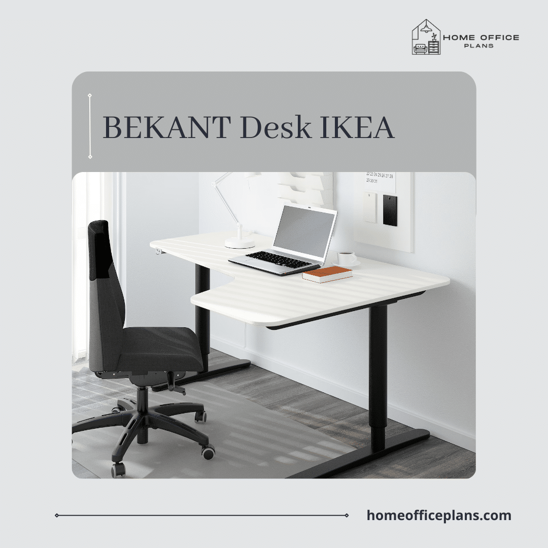 BEKANT Desk IKEA in a home office setup